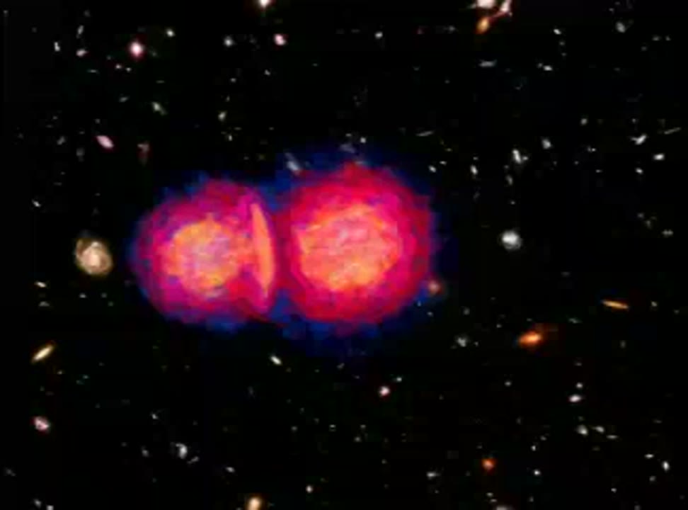 3D Animation of Cluster Collision