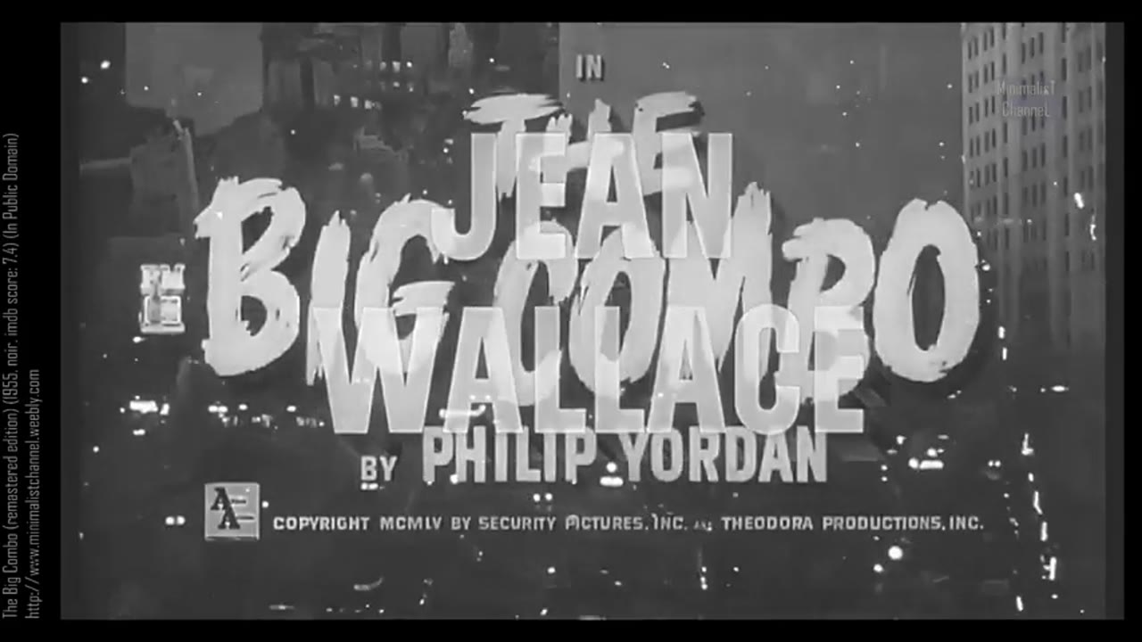 The Big Combo (remastered edition) (1955, noir, imdb score: 7.4)