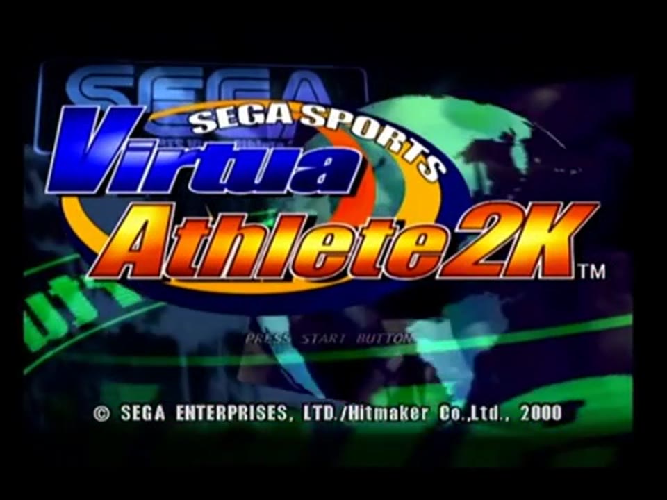 Virtua Athlete 2 K Sega Dreamcast PAL Gameplay