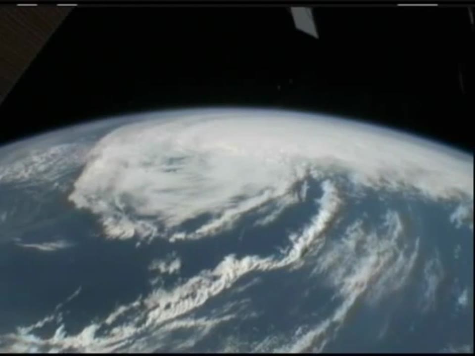 Space Station Views Tropical Storm Irene