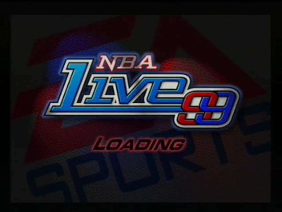 NBA Live ' 99 Play Station PAL Gameplay