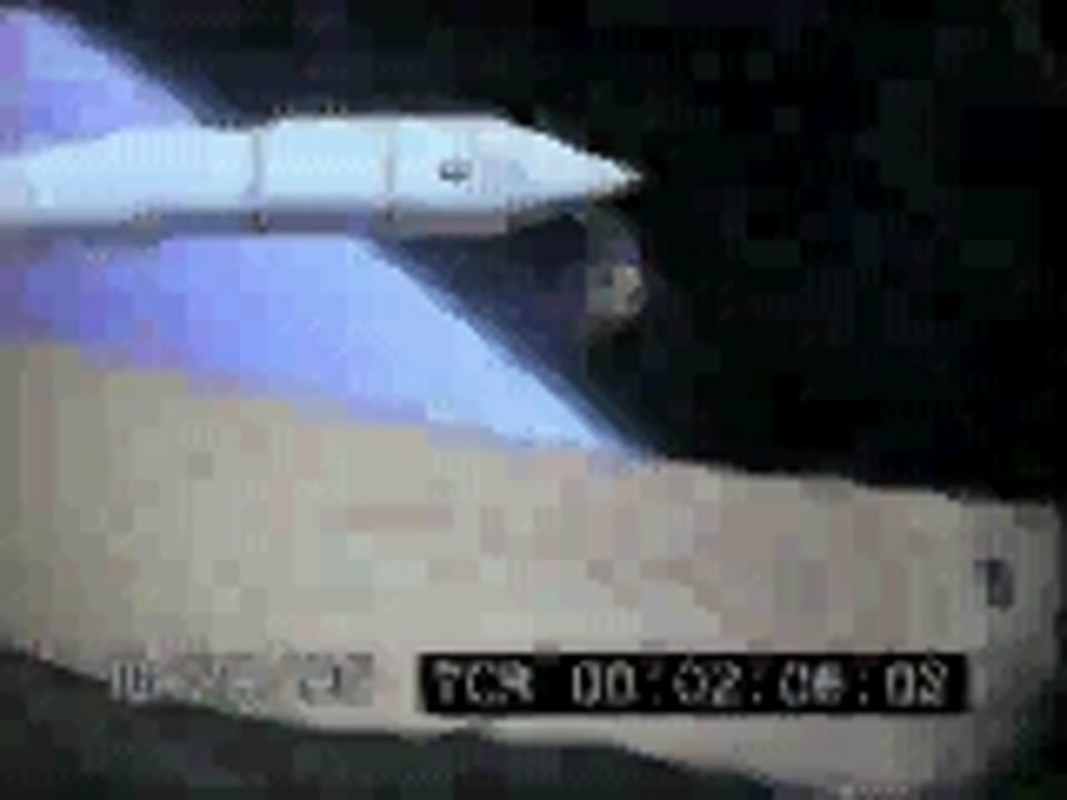 Solid Rocket Booster Separation