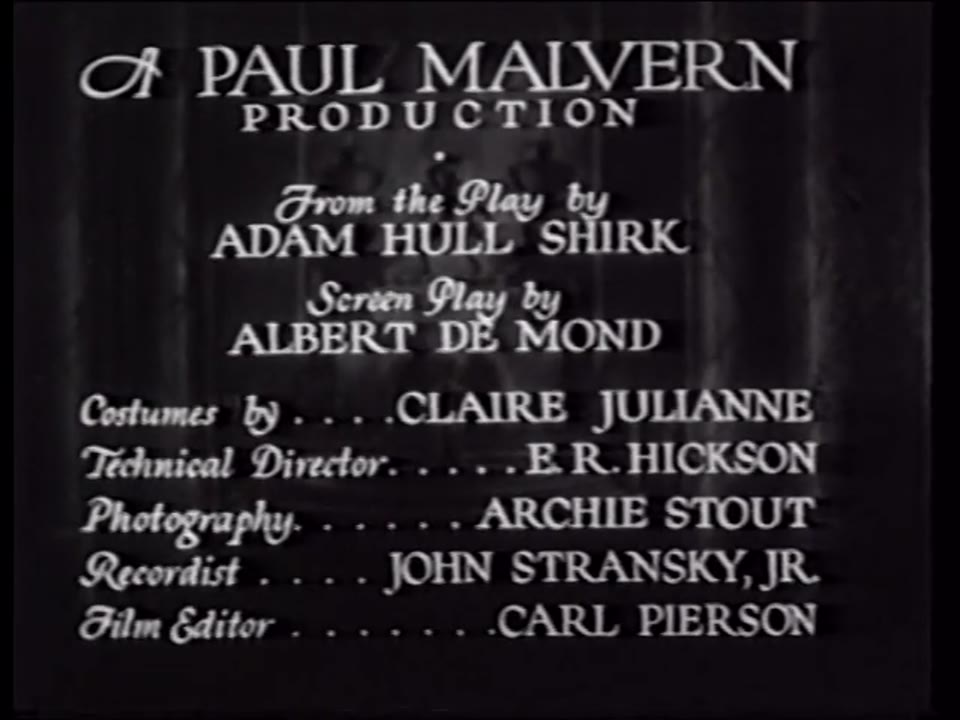 House of Mystery (1934)