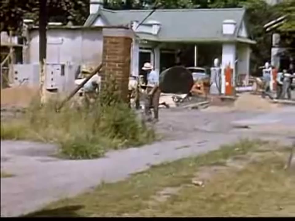 [Home Movies: Can 10712: Construction of New Texaco Station by Charles McGinnis, Part 3, August and September 1953]