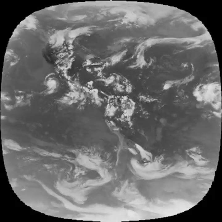 GOES-12 Imagery of Hurricane Katrina: Full Disk Longwave Infrared (WMS)