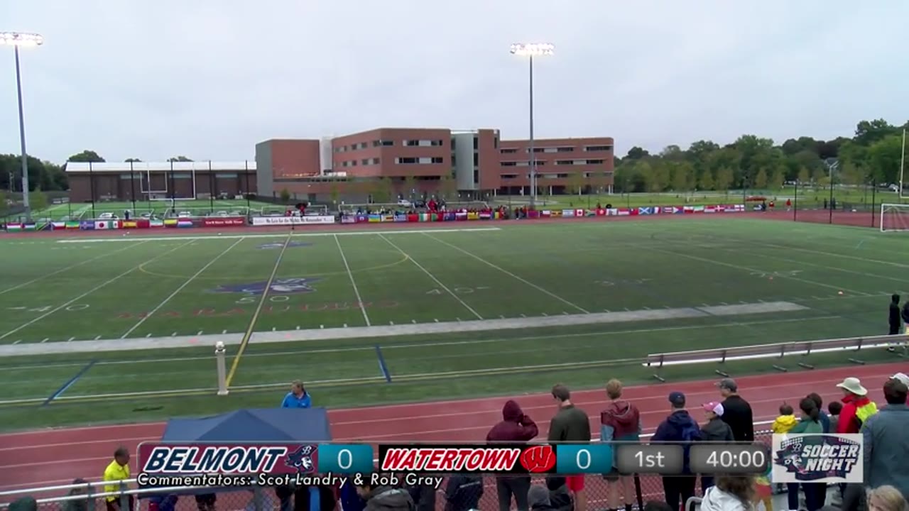 Soccer Night In Belmont Part I: Belmont HS Boys Varsity Soccer Marauders vs Watertown Raiders 09/23/23