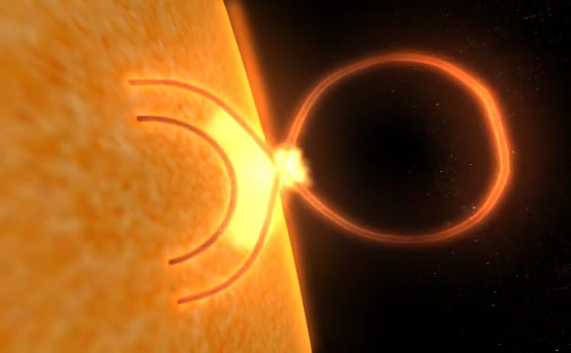 Simplified Model for a Solar Flare
