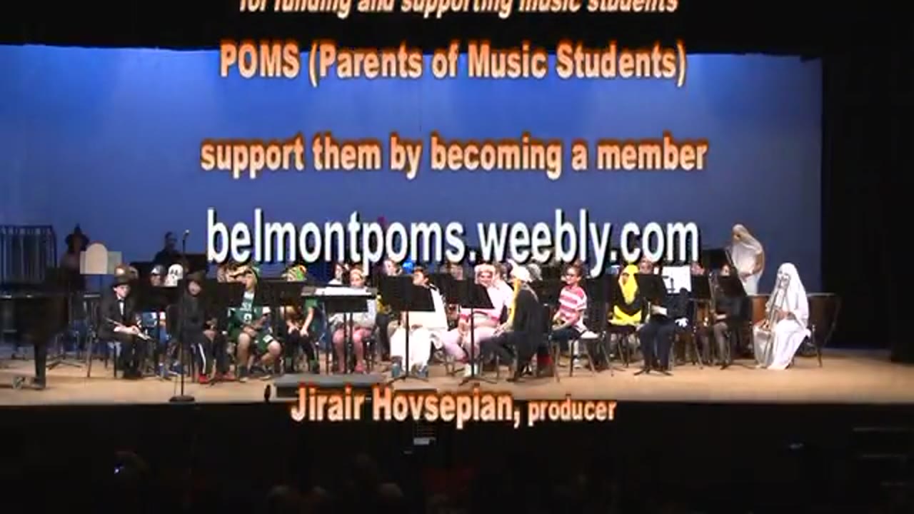 Belmont Public Schools Music Programs: Masquerade Concert 10/28/15