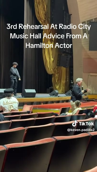 Getting Advice From A Hamilton Actor