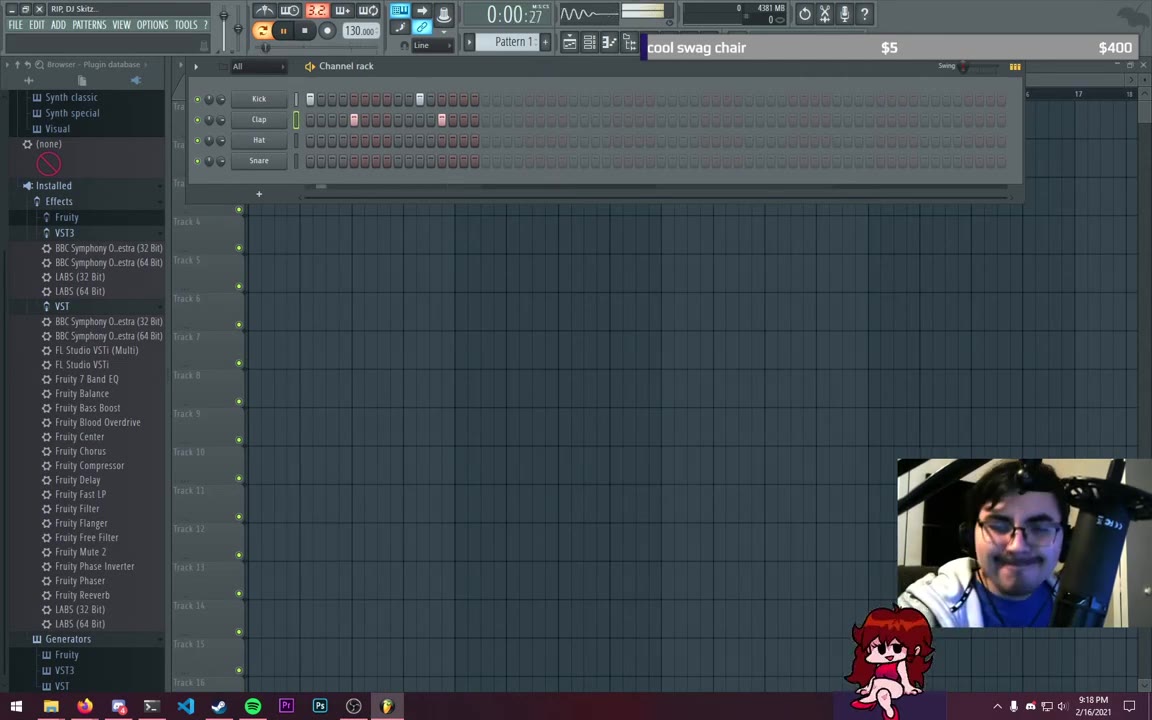 Ninjamuffin99 Stream Music Stream (02-17-2021)