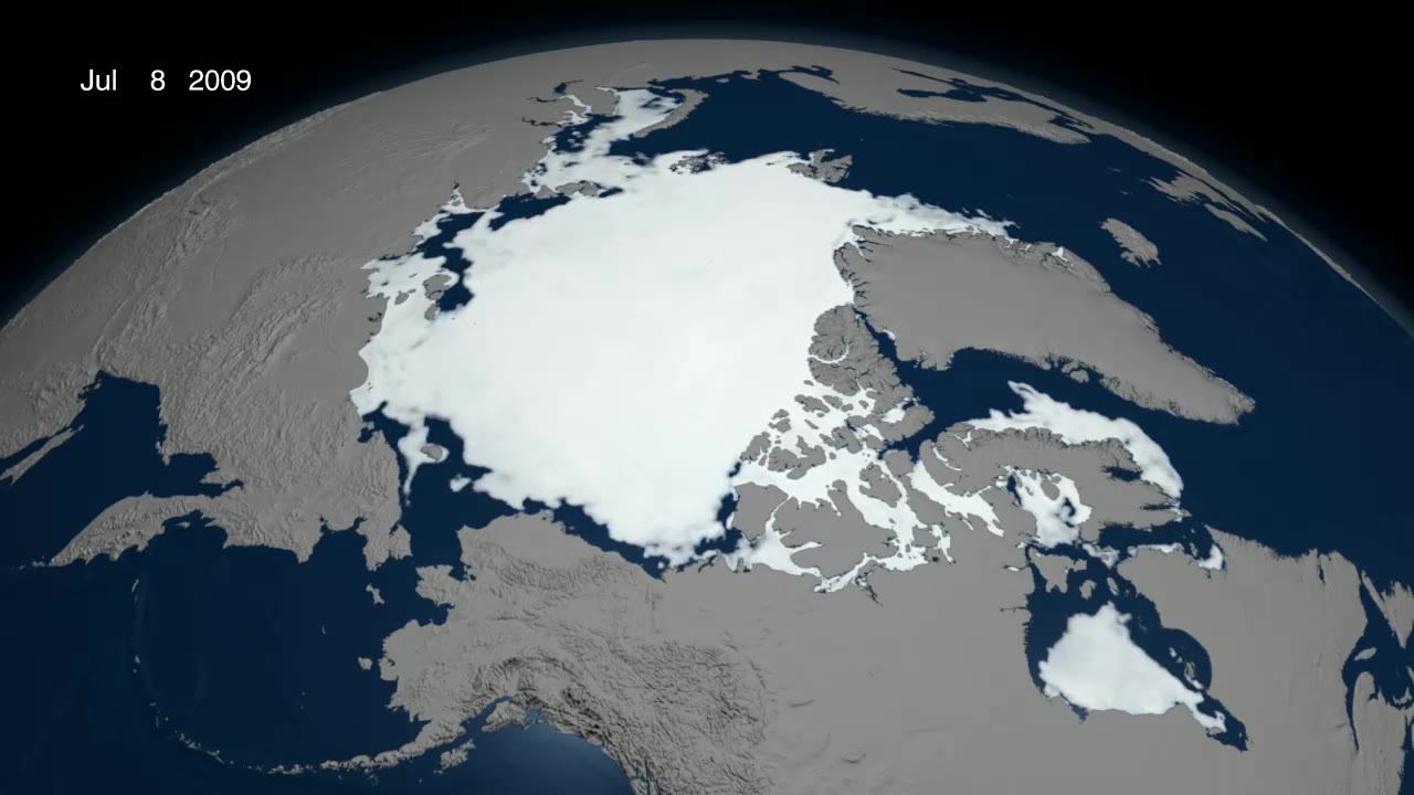 Daily Arctic Sea Ice - Summer 2009