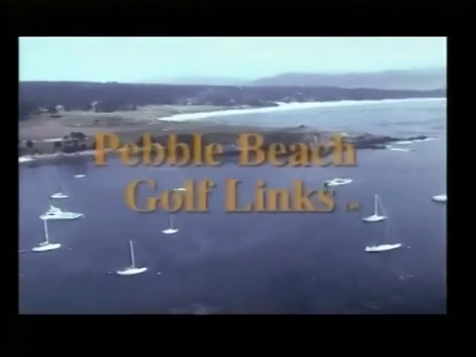 Pebble Beach Golf Links Sega Saturn PAL Gameplay