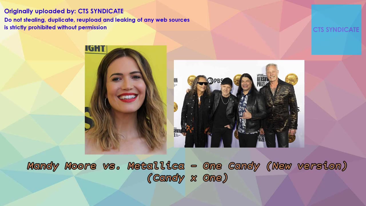 Mandy Moore Vs. Metallica - One Candy (Mashup)