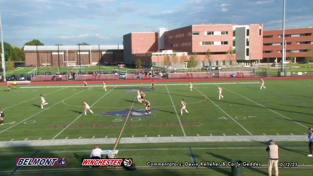 Belmont HS Girls Varsity Field Hockey: Marauders vs Winchester, 10/12/23