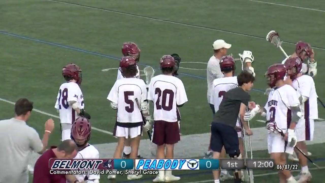 BHS Varsity Boys Lacrosse: Marauders vs Peabody 06/07/22