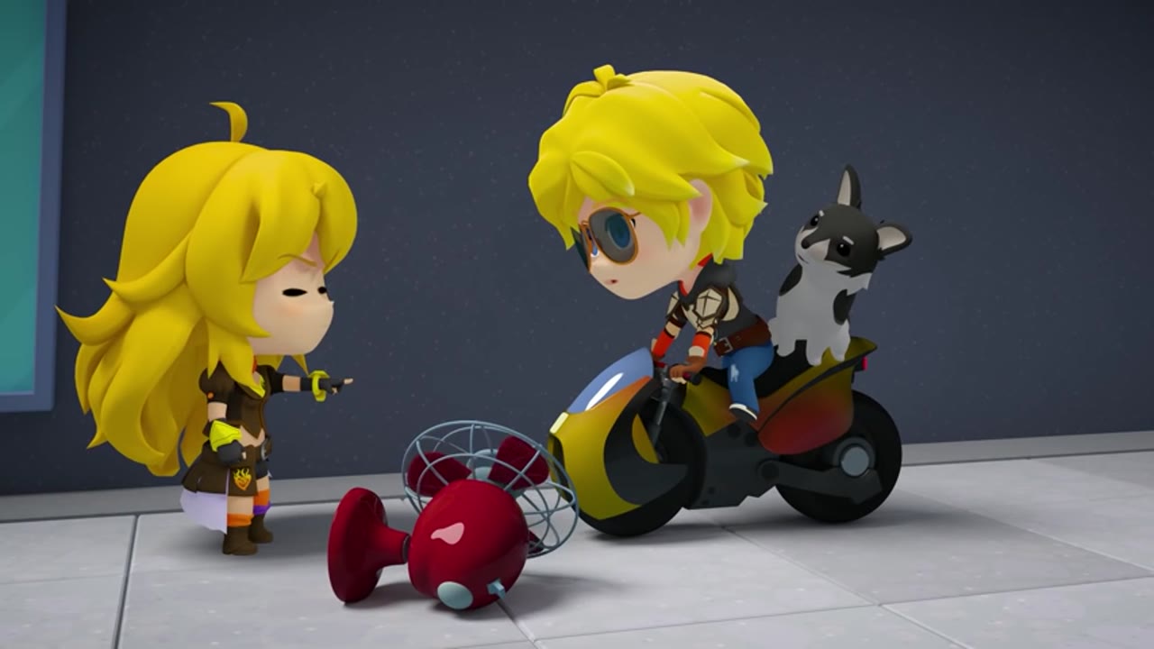 RWBY Chibi: Neptune's Phobia & Bike Race