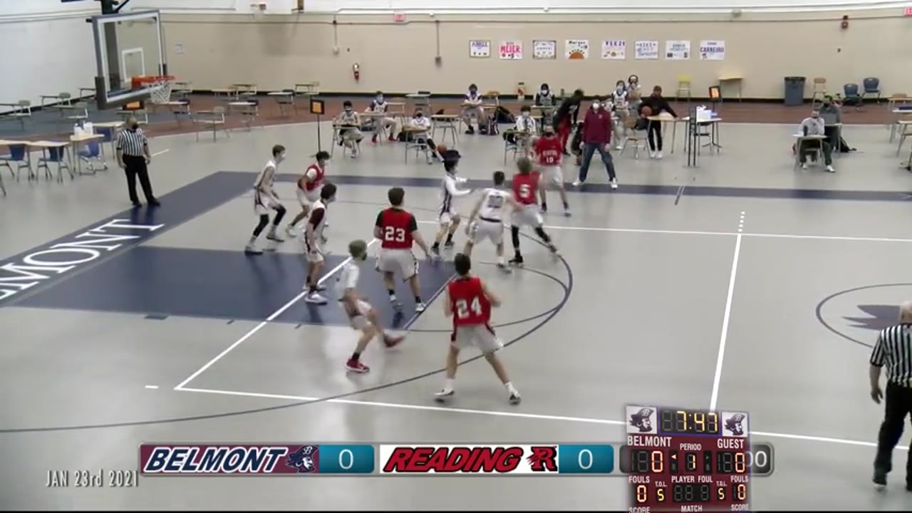 BHS Boys Freshmen Basketball: Marauders vs Reading