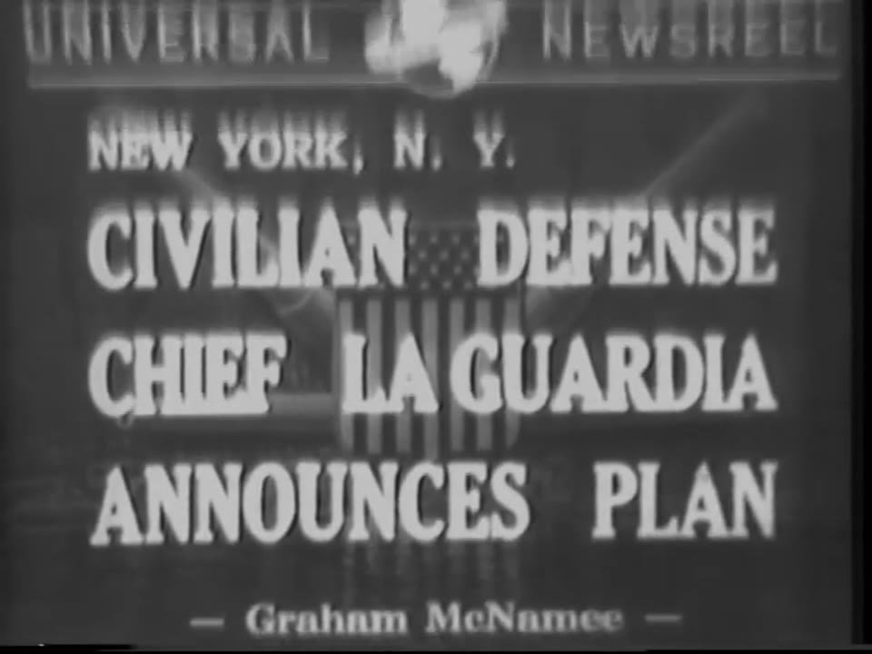 Civilian Defense Chief La Guardia Announces Plan, 1941/06/19