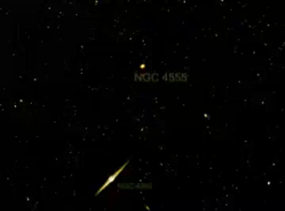 Dissolve from Optical to X-ray View of NGC 4555