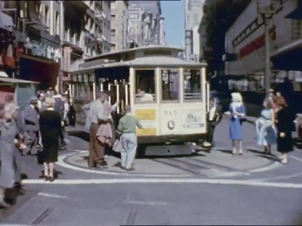 [Home Movies: San Francisco: Cable Cars, Fishermen's Wharf, Golden Gate Bridge]