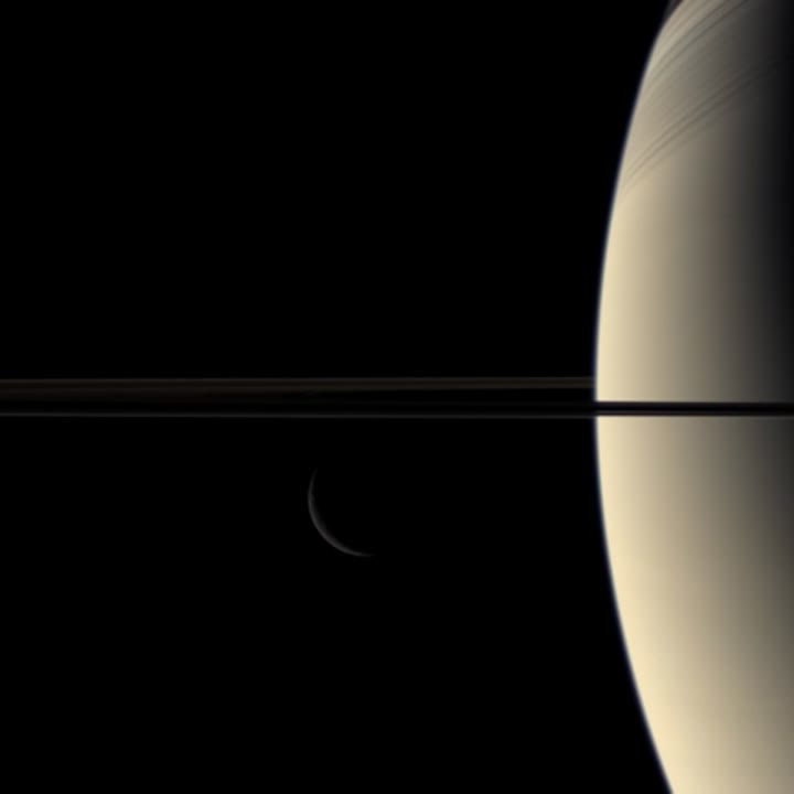 Rhea Occults Saturn