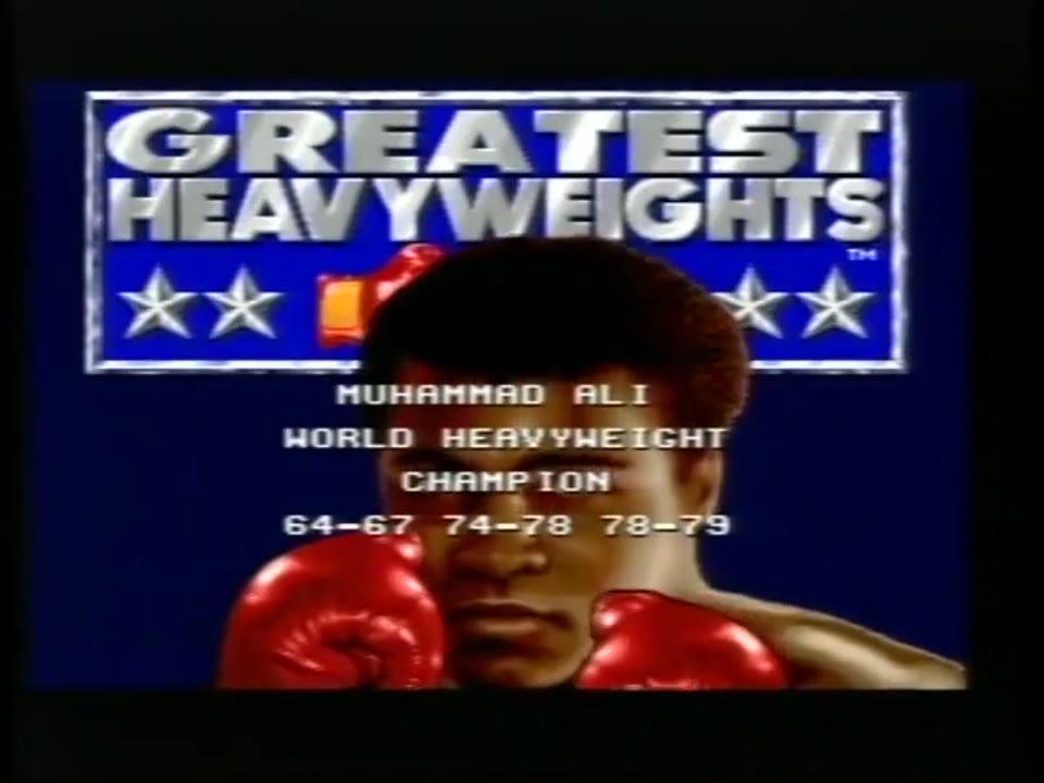 Greatest Heavyweights Sega Mega Drive PAL Gameplay