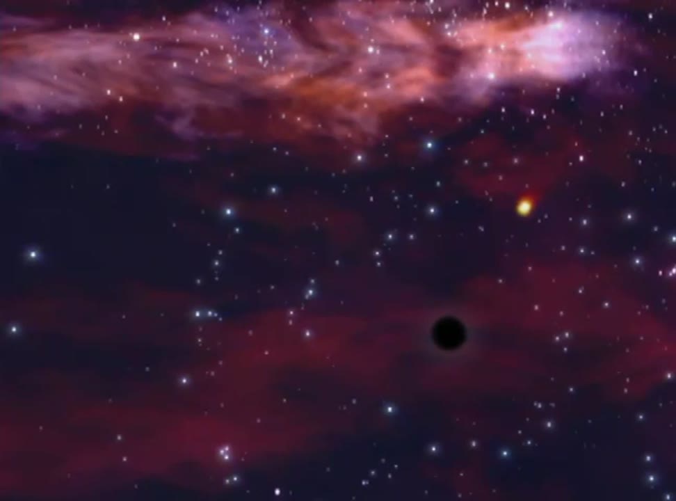 Animation of Star Ripped Apart by Giant Black Hole