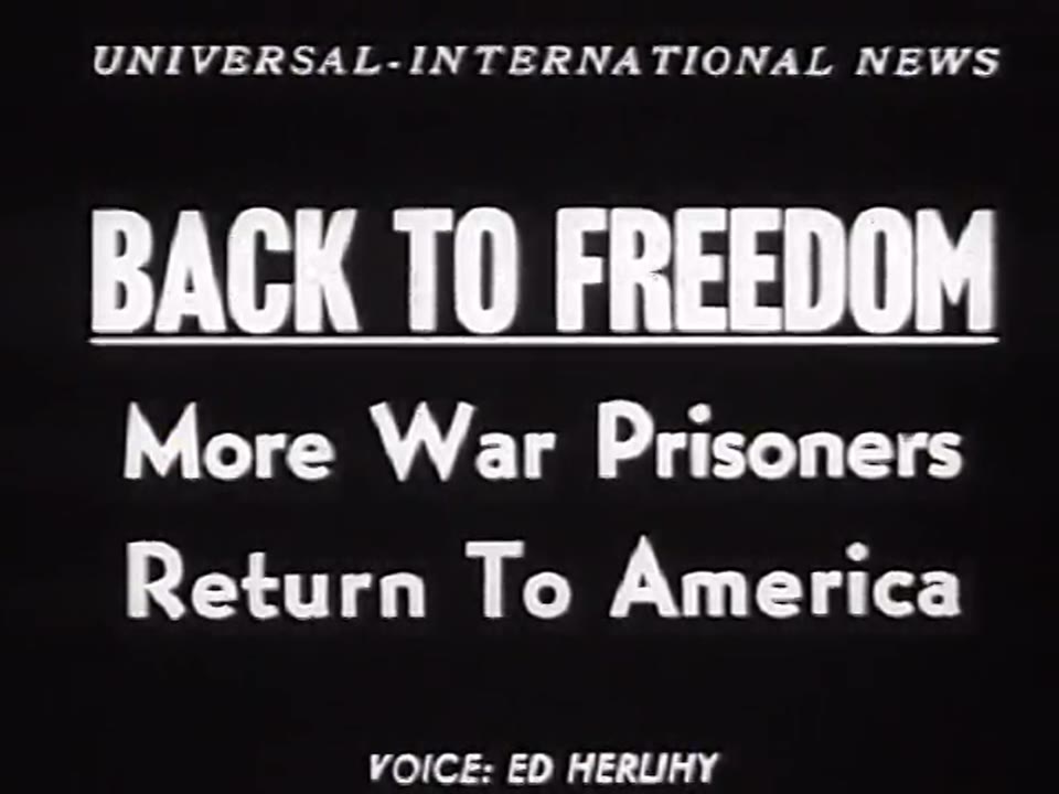 [Back to Freedom: More War Prisoners Return to America]