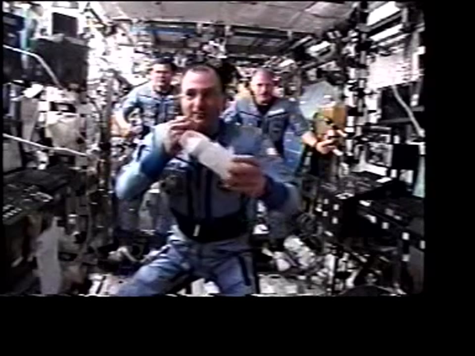 Video- Demonstration of Rotational Stability Onboard the International Space Station (ISS)
