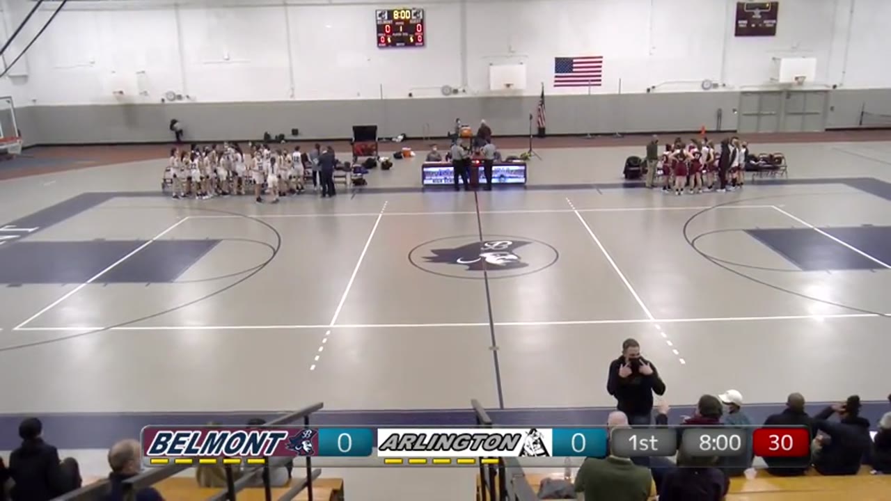 BHS Varsity Girls Basketball: Marauders vs Arlington 12/22/21