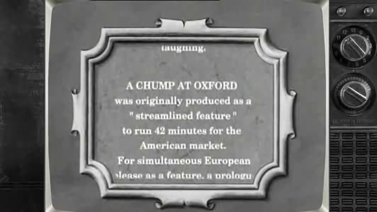 Laurel & Hardy ' A Chump At Oxford' 1940 Movie
