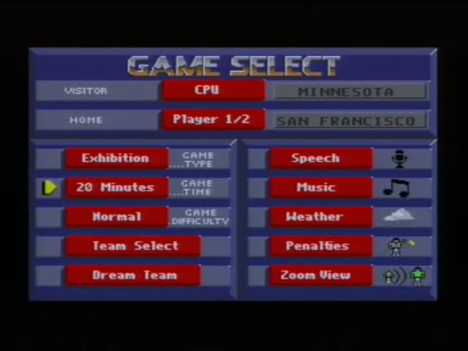 Joe Montana II Sports Talk Football Sega Mega Drive PAL Gameplay