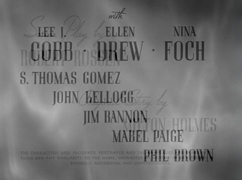 Johnny O'Clock (1947)