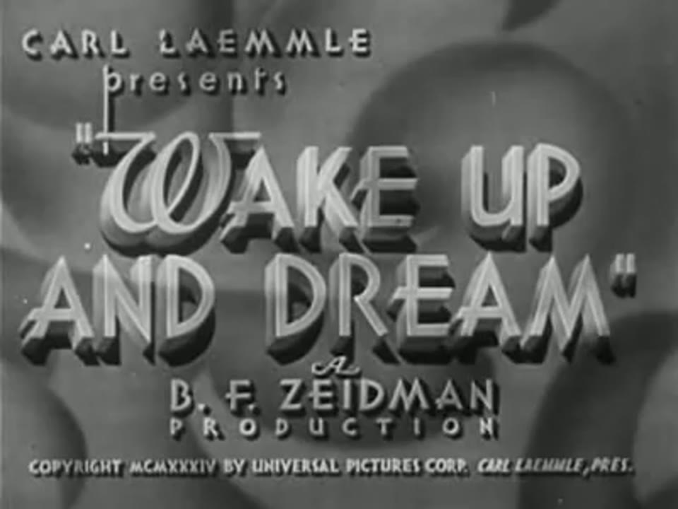 WAKE UP AND DREAM