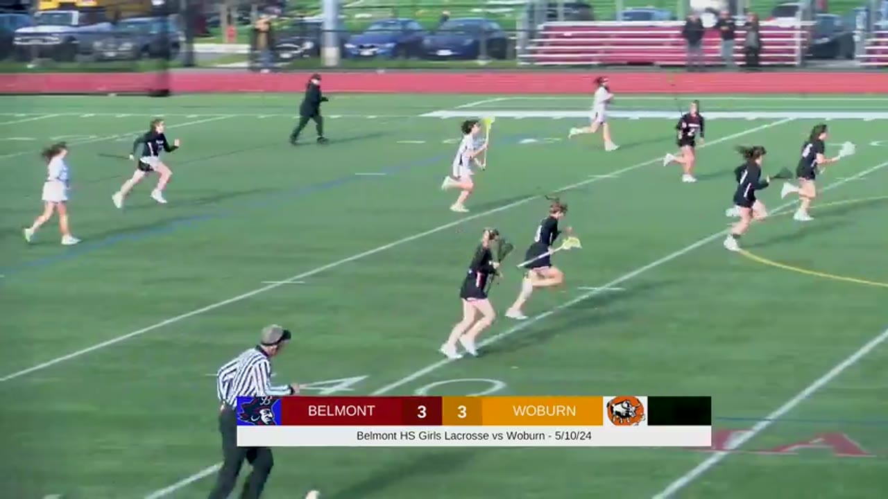 Belmont HS Girls Varsity Lacrosse: Marauders vs Woburn Tanners 05/10/24