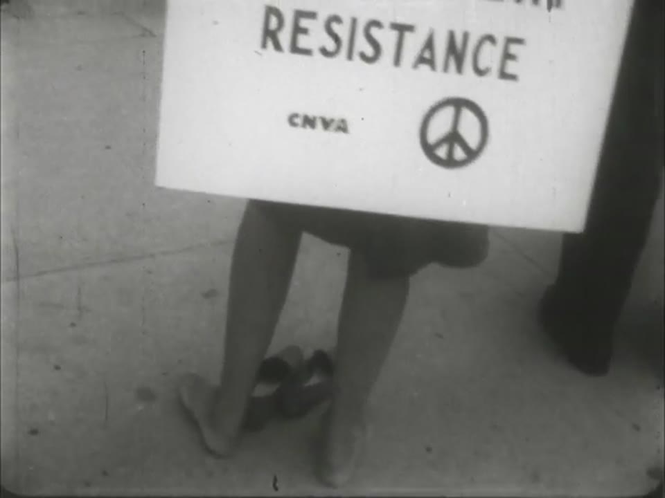 [Home movie: 098486: Ban the Bomb protest, NY, 1960s]