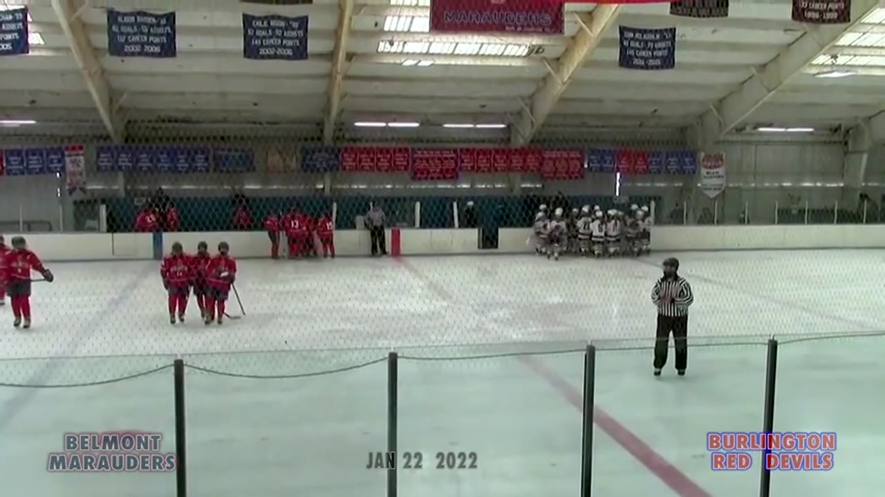 BHS Varsity Girls Ice Hockey: Marauders vs Burlington 01/22/22